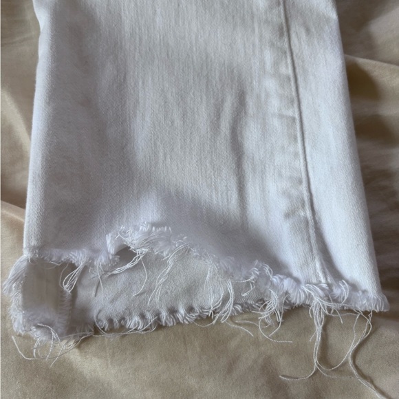 Express Women's Straight Leg Jeans in White - Picture 2 of 4